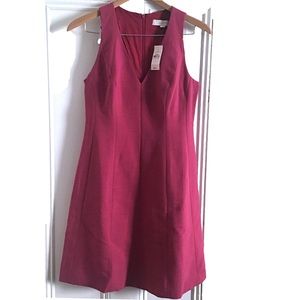 NWT Loft A-Line Sleeveless Dress Berry Pink Size 2